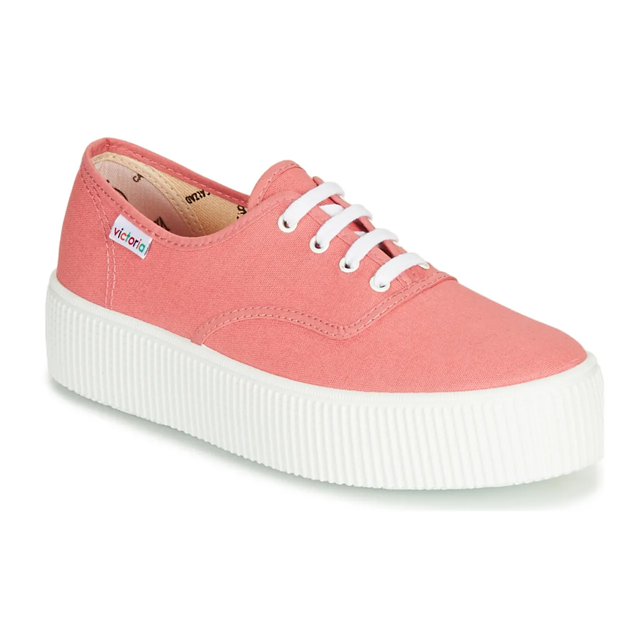 Victoria  1915 DOBLE LONA  women's Shoes (Trainers) in Pink