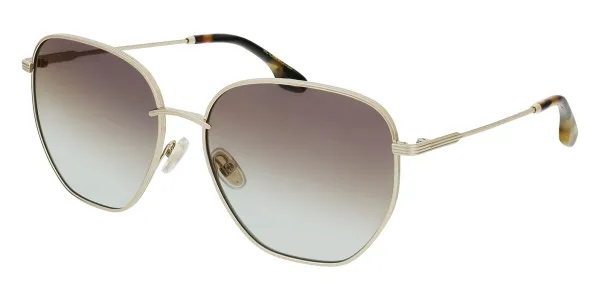 Victoria Beckham VB219S 730 Women's Sunglasses Gold Size 60