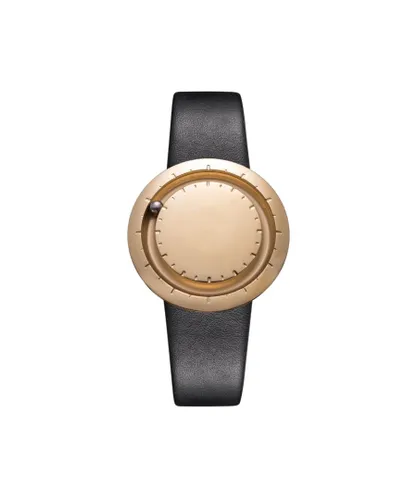 Victoria Hyde London Lavaro Time Touch Series Quartz Unisex Watch Black Strap 853557 - Gold Leather - One Size