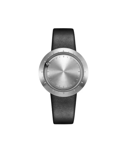 Victoria Hyde London Lavaro Time Touch Series Quartz Unisex Watch Black Strap 853559 - Silver Leather - One Size