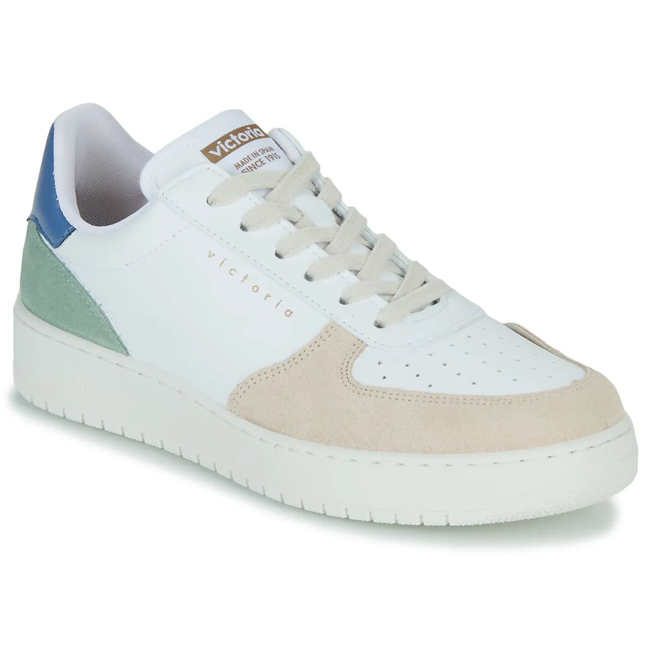 Victoria  MADRID EFECTO PIEL   LOG  women's Shoes (Trainers) in White