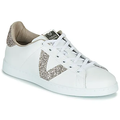 Victoria  TENIS PIEL GLITTER  women's Shoes (Trainers) in White