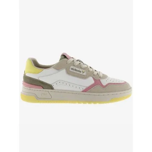 Victoria Womens Yellow C80 Casual Patch Trainer