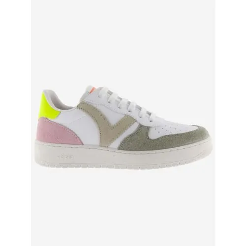 Victoria Womens Yellow Madrid Suede Trainer