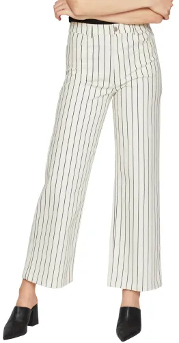 Vila Birch Freya Striped High Waisted Jeans