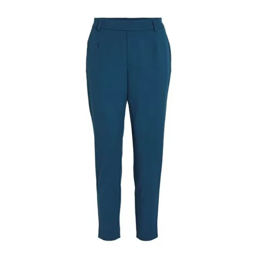 Vila , Blue Womens Trousers ,Blue female, Sizes: