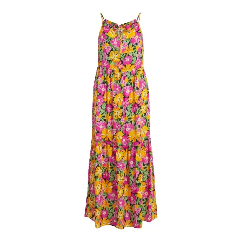 Vila , Floral Strappy Dress ,Pink female, Sizes: