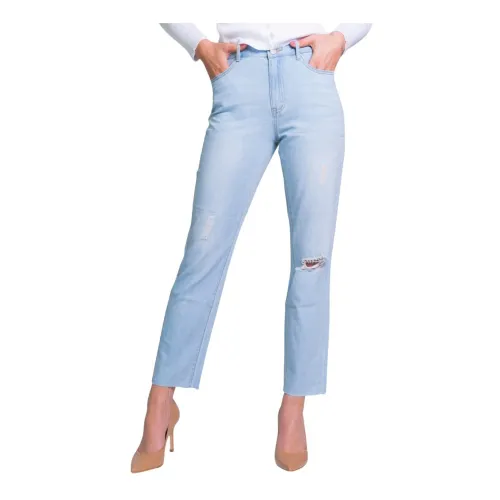 Vila , Light Blue Zip and Button Jeans ,Blue female, Sizes: