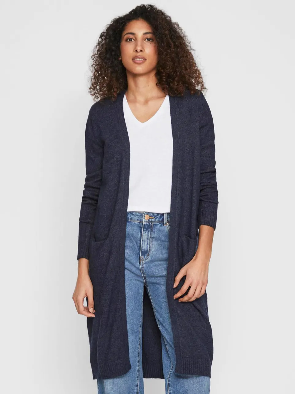 Vila Total Eclipse Long Knitted Cardigan