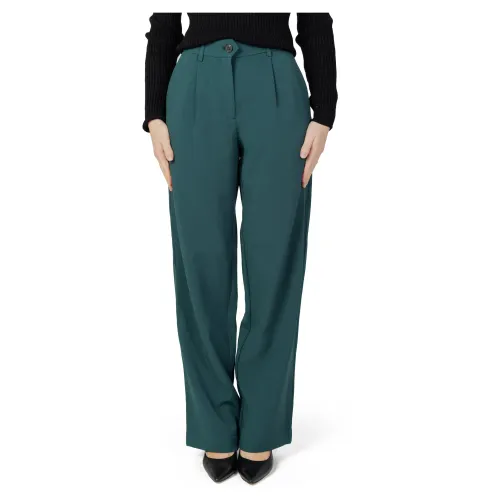 Vila , Womens Bootcut Pants ,Green female, Sizes:
