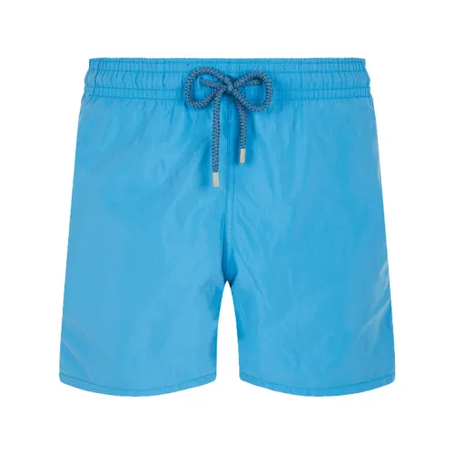 Vilebrequin , Classic Solid Swim Shorts ,Blue male, Sizes: