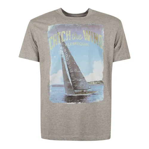Vilebrequin , Grey T-Shirt and Polo Collection ,Gray male, Sizes: