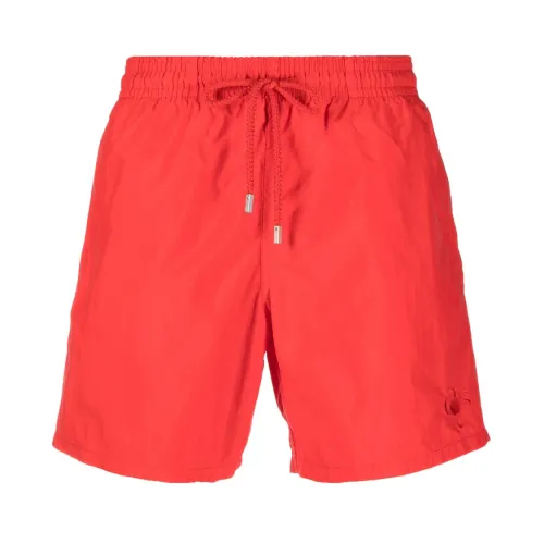 Vilebrequin , Moorea swim shorts ,Red male, Sizes: