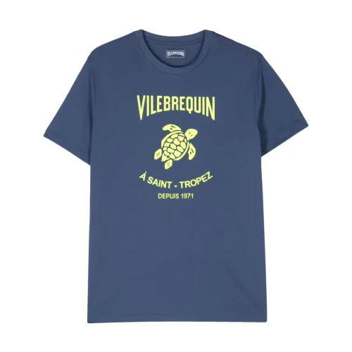 Vilebrequin , T-Shirts ,Blue male, Sizes: