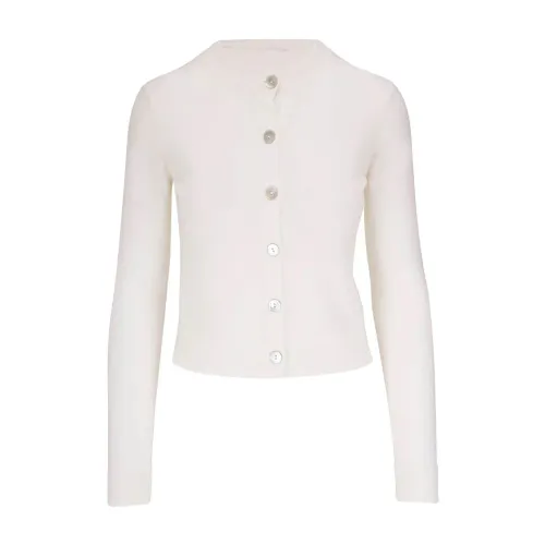 Vince , Button front cardigan ,White female, Sizes: