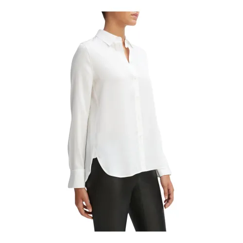 Vince , Slim Fitted Blouse ,White female, Sizes: