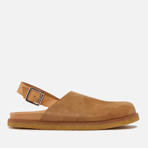 Vinny’s Men’s Suede and Leather Mules - EU 43/UK