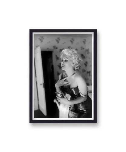 Vintage Photography Archive Marilyn Monroe Chanel No 5 - Black Wood - One