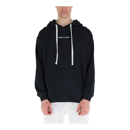 Vision OF Super , Hoodies ,Black male, Sizes: