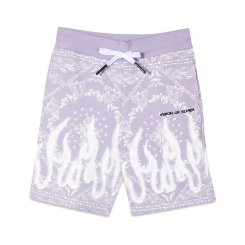 Vision OF Super , Shorts ,Purple male, Sizes: