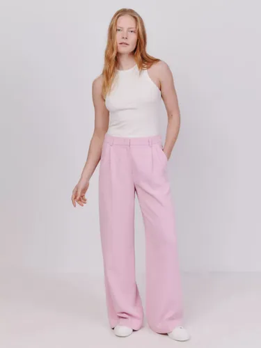 Vivere By Savannah Miller Dylan Tailored Trousers, Pink - Pink - Female