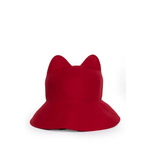 Vivetta , Cat Ears Cloche ,Red unisex, Sizes: