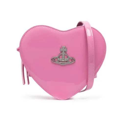 Vivienne Westwood , Bubblegum Pink Louise Orb-Plaque Crossbody Bag ,Pink female, Sizes: ONE SIZE