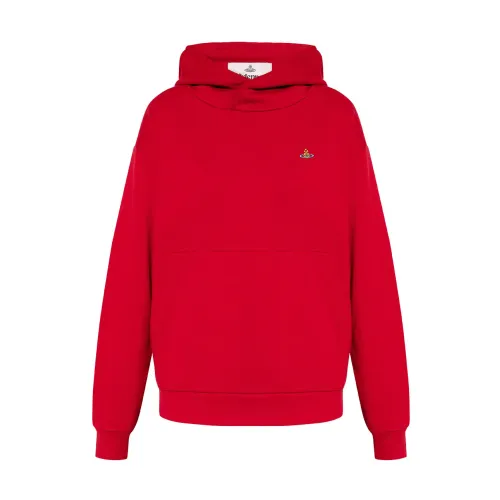 Vivienne Westwood , cotton hoodie ,Red female, Sizes: