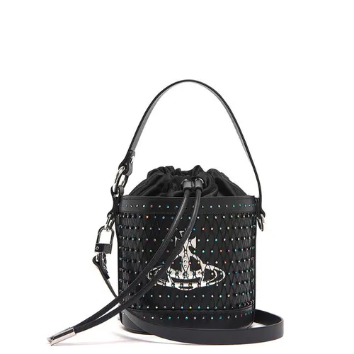 Vivienne Westwood Daisy Crystal Bucket Bag - Black