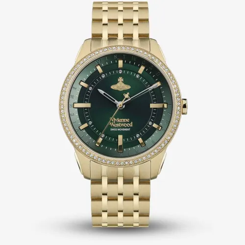 Vivienne Westwood Eastend Gold Tone Crystal Watch VV262GRGD