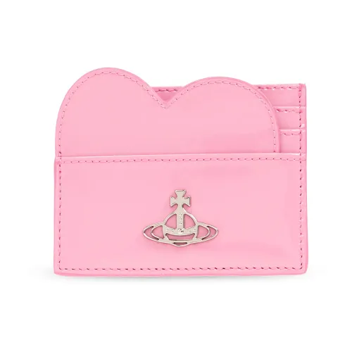 Vivienne Westwood , Glossy card case ,Pink female, Sizes: ONE SIZE