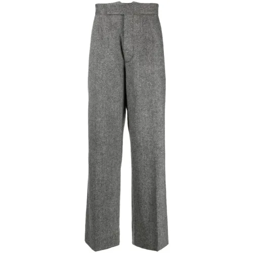 Vivienne Westwood , Grey Humphrey Virgin-Wool Blend Trousers ,Gray male, Sizes: