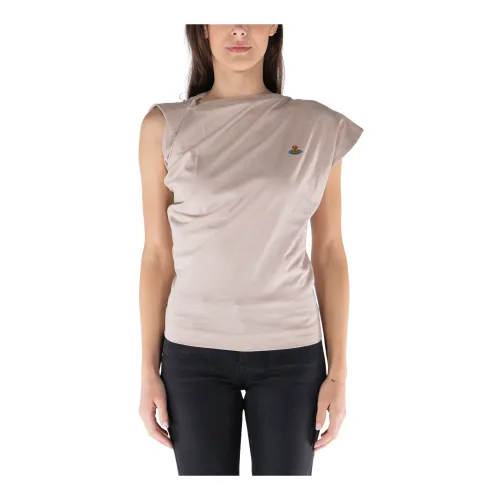 Vivienne Westwood , Hebo T-Shirt ,Beige female, Sizes: