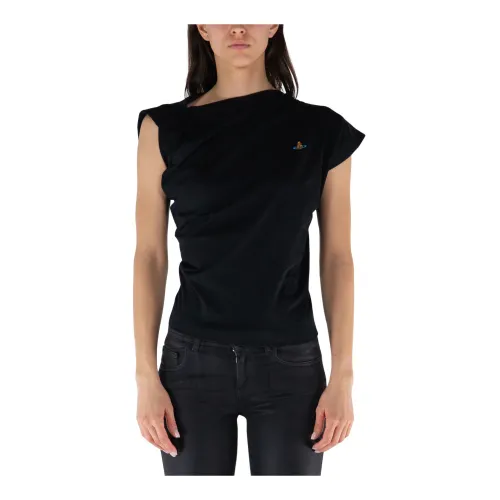 Vivienne Westwood , Hebo T-Shirt ,Black female, Sizes: