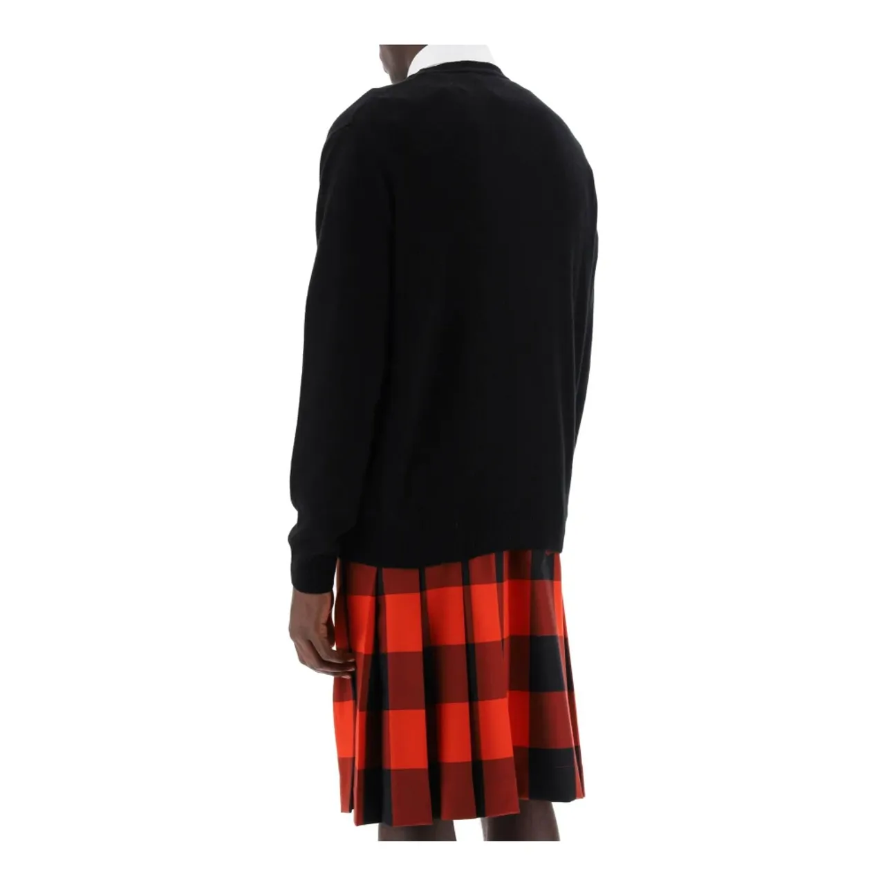 Vivienne Westwood , Multicoloured Orb Logo Sweater ,Black male, Sizes: