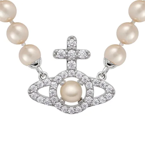 VIVIENNE WESTWOOD Olympia Pearl Necklace - Cream