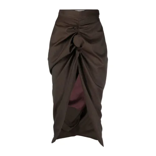 Vivienne Westwood , Panther Skirt ,Brown female, Sizes: