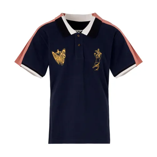 Vivienne Westwood , Polo Shirt ,Blue male, Sizes: