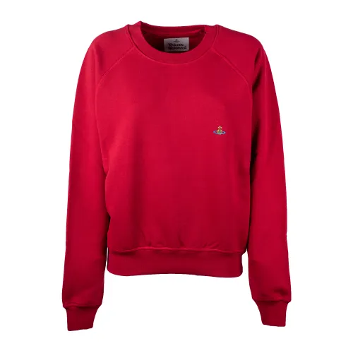 Vivienne Westwood , Raglan Sweatshirt ,Red male, Sizes: