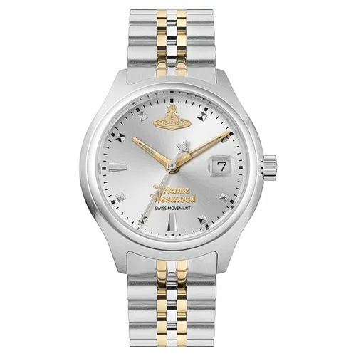 Vivienne Westwood Silver and Gold Little Camberwell Round Watch - Gold