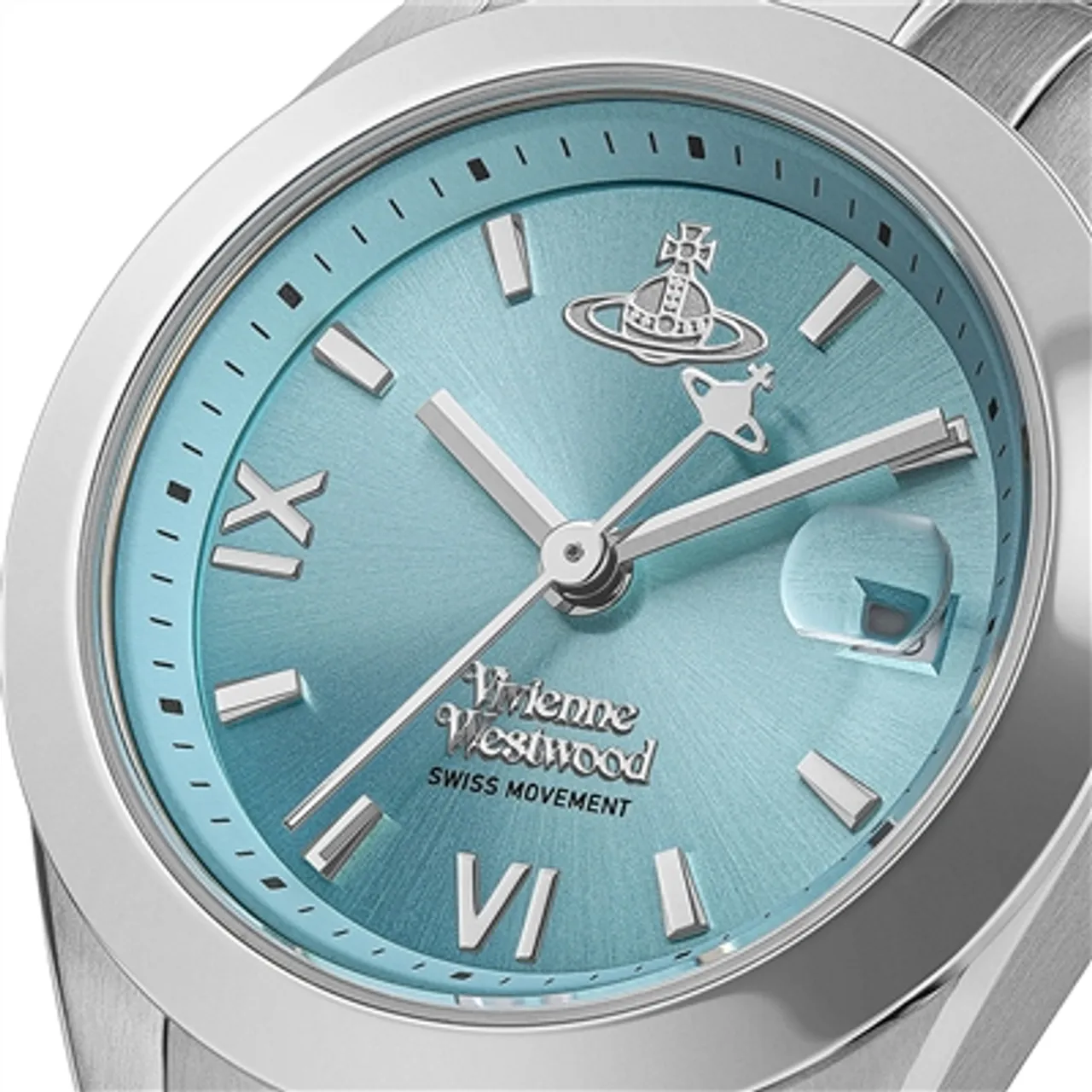 Vivienne Westwood Silver and Turquoise Fenchurch Watch - Silver