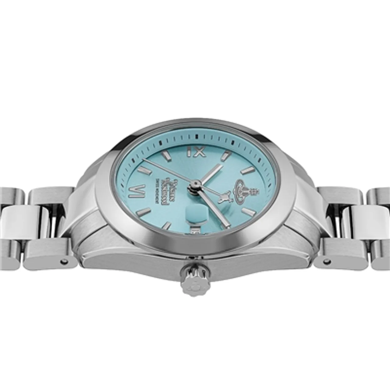 Vivienne Westwood Silver and Turquoise Fenchurch Watch - Silver