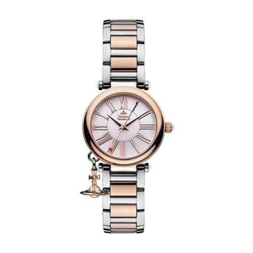 Vivienne Westwood Silver & Rose Gold Mother Orb Watch