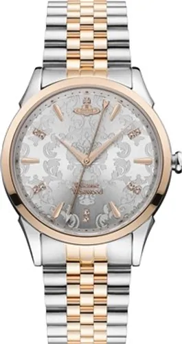 Vivienne Westwood Silver & Rose Gold Wallace Watch