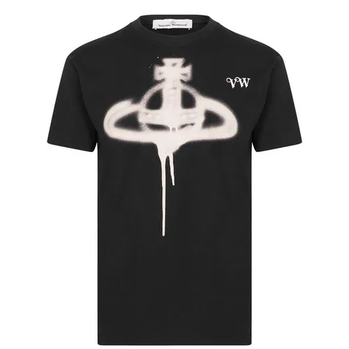 Vivienne Westwood Spray Orb t Shirt - Black