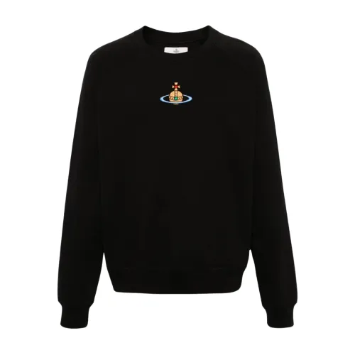 Vivienne Westwood , Stylish Sweaters Collection ,Black male, Sizes: