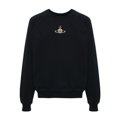 Vivienne Westwood , Stylish Sweaters Collection ,Blue male, Sizes: