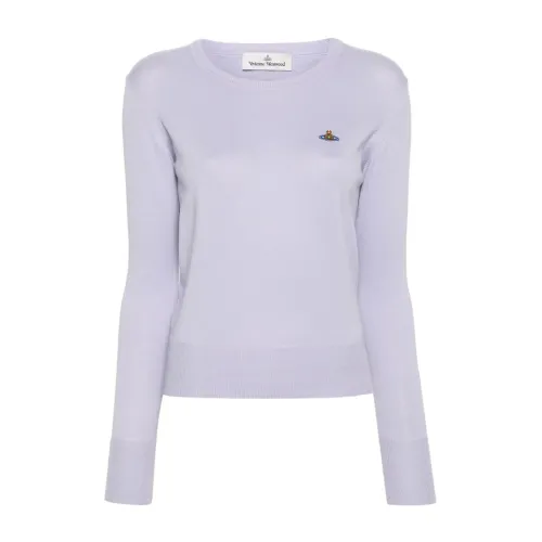 Vivienne Westwood , Stylish Sweaters ,Purple female, Sizes: