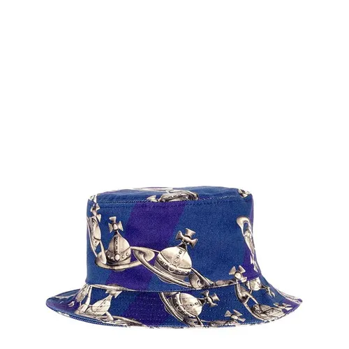 Vivienne Westwood Viv Orb Chn Bckt Hat Sn32 - Blue