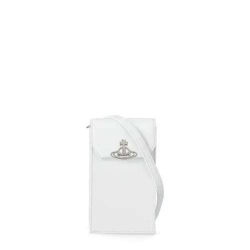 Vivienne Westwood , White Phone Bag with Orb Logo ,White female, Sizes: ONE SIZE